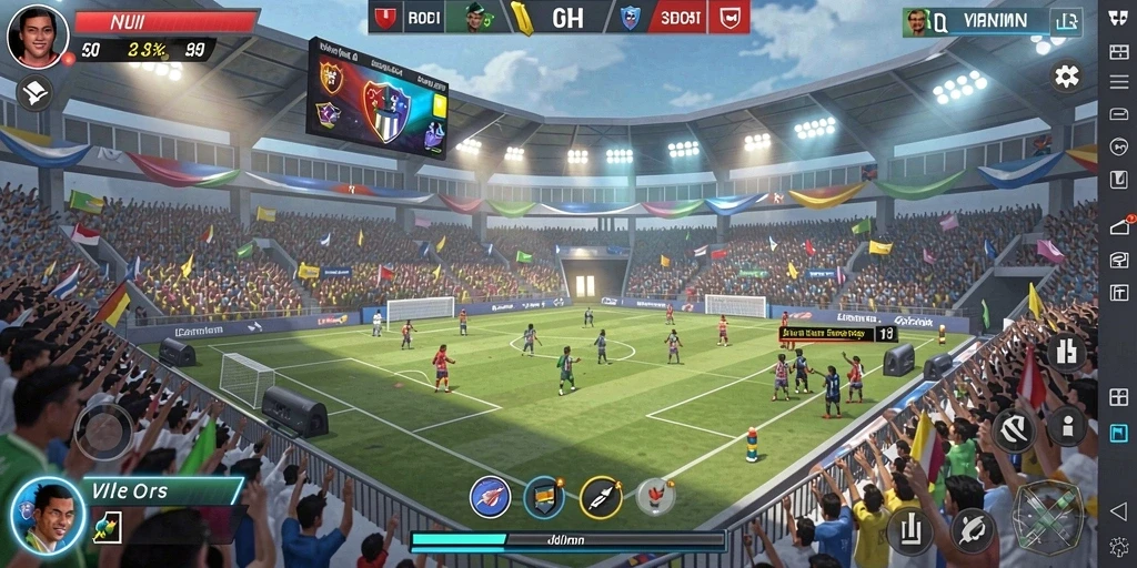 Screenshot memperlihatkan mode permainan multiplayer yang mendebarkan.