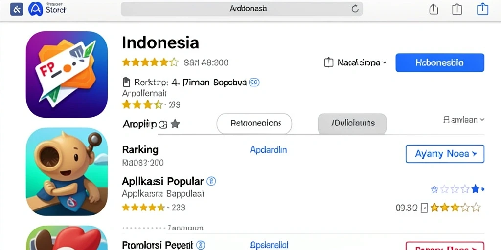 Menu upgrade karakter yang menarik.