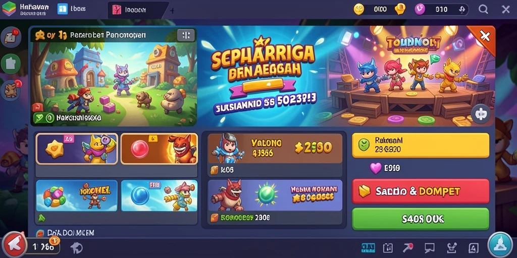 Gambar menampilkan leaderboard dengan pemain teratas.
