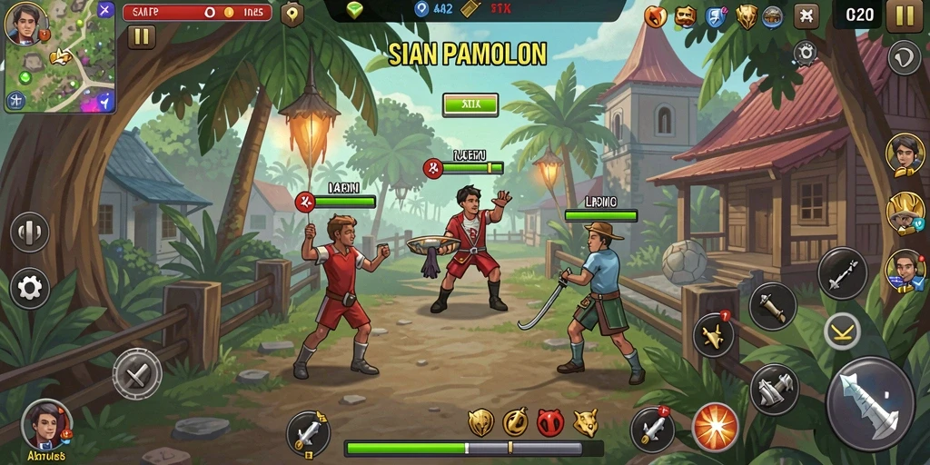 Hadiah menarik di setiap putaran permainan.