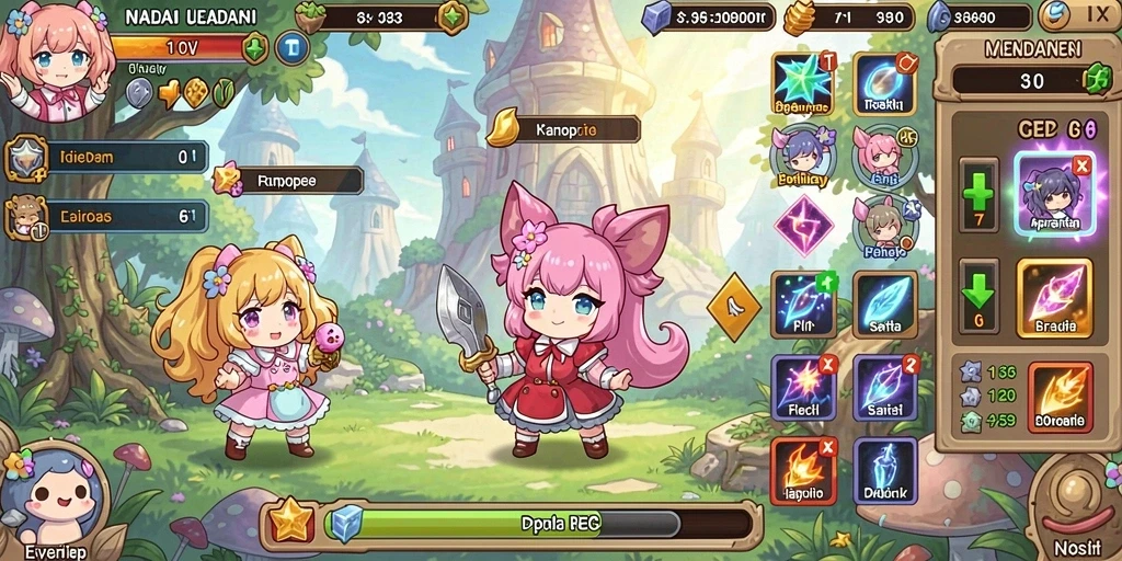Sistem reward menarik yang memotivasi pemain.
