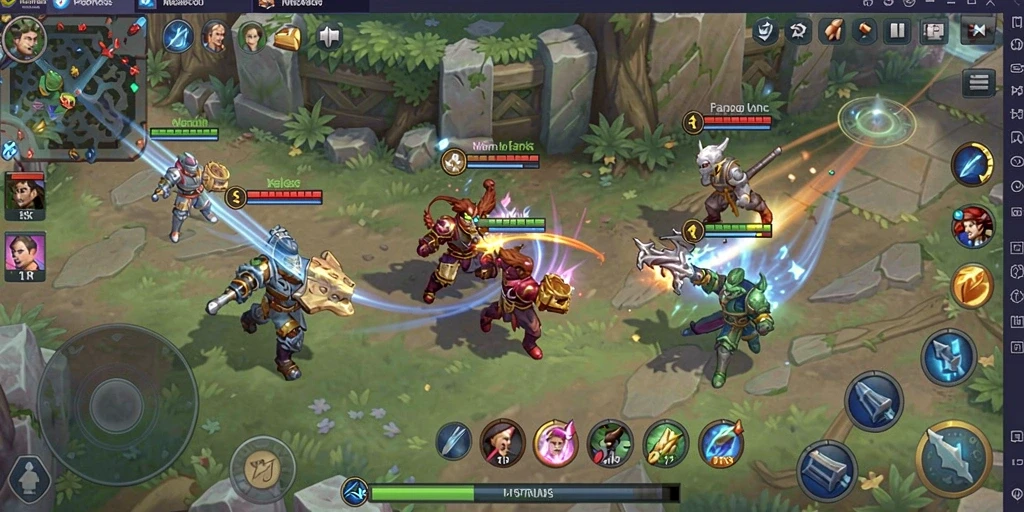 Interface yang ramah pengguna memudahkan navigasi dalam game.