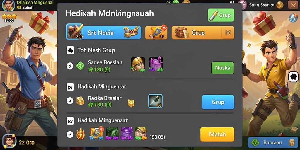 Mode multiplayer yang seru untuk kompetisi.