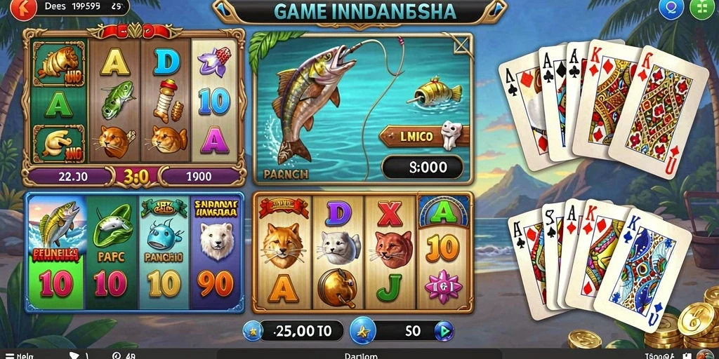 Screenshot menampilkan item senjata yang dapat dikumpulkan.